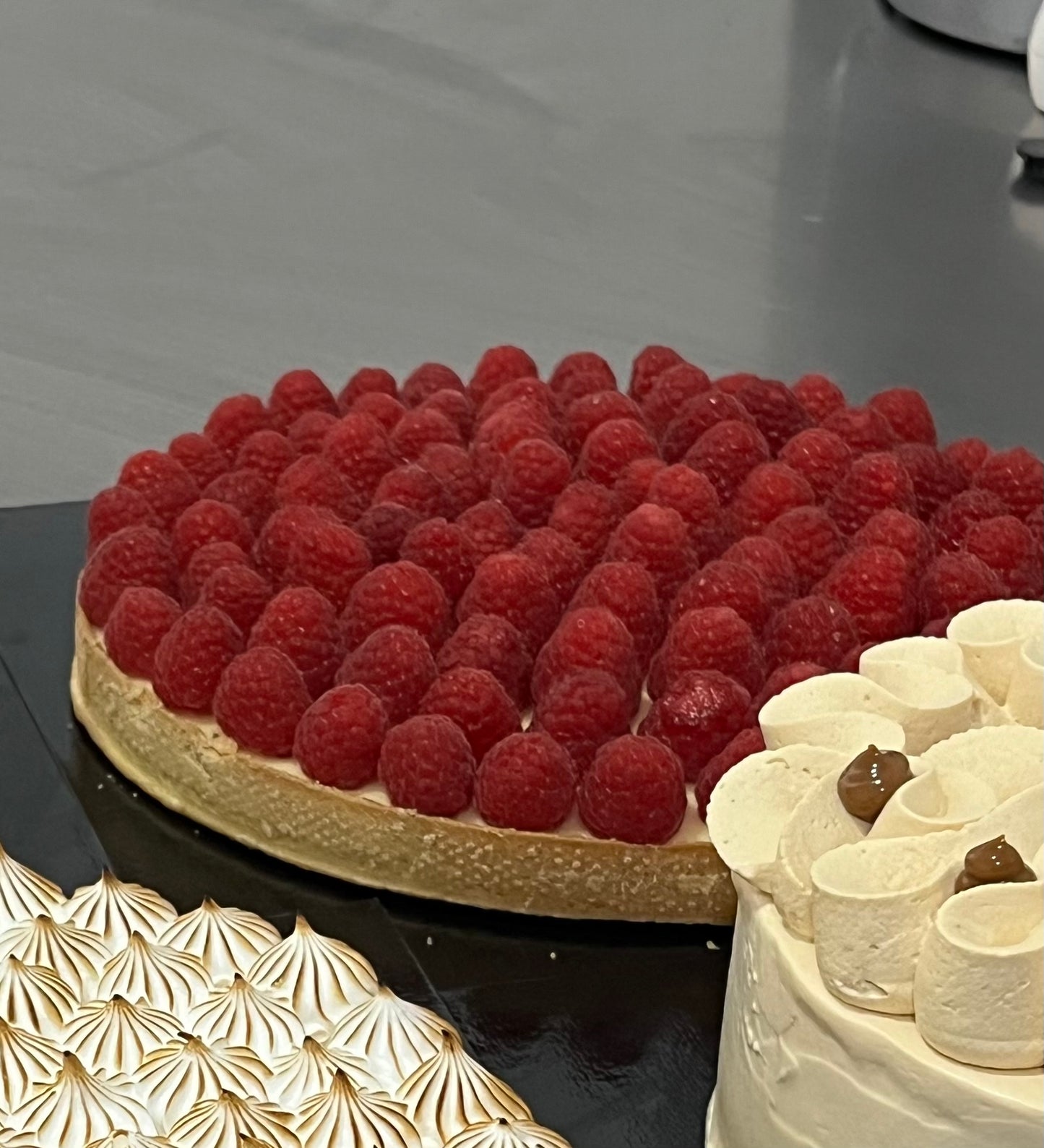 Tarta de frambuesas