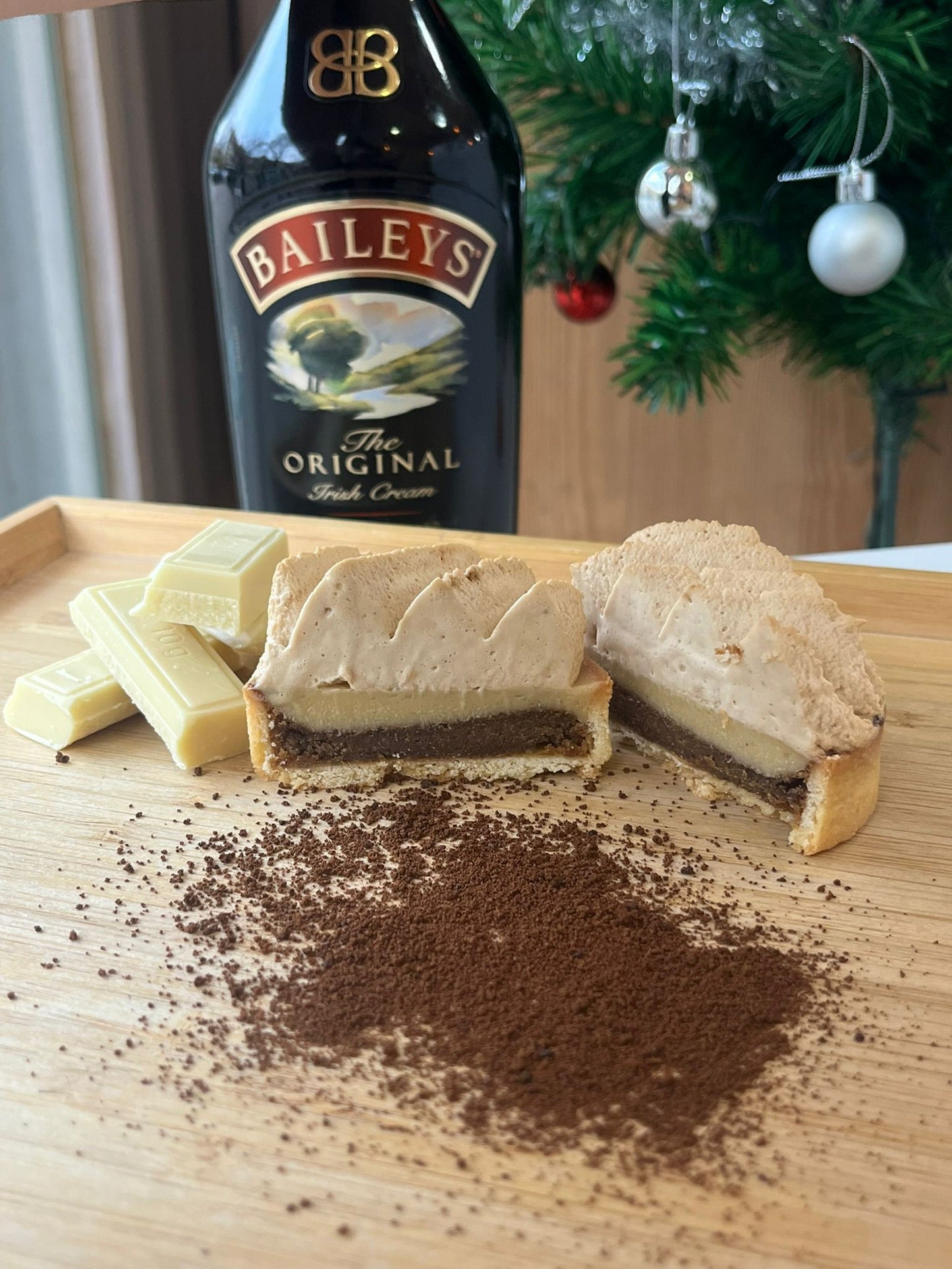 Tartaleta de baileys y café