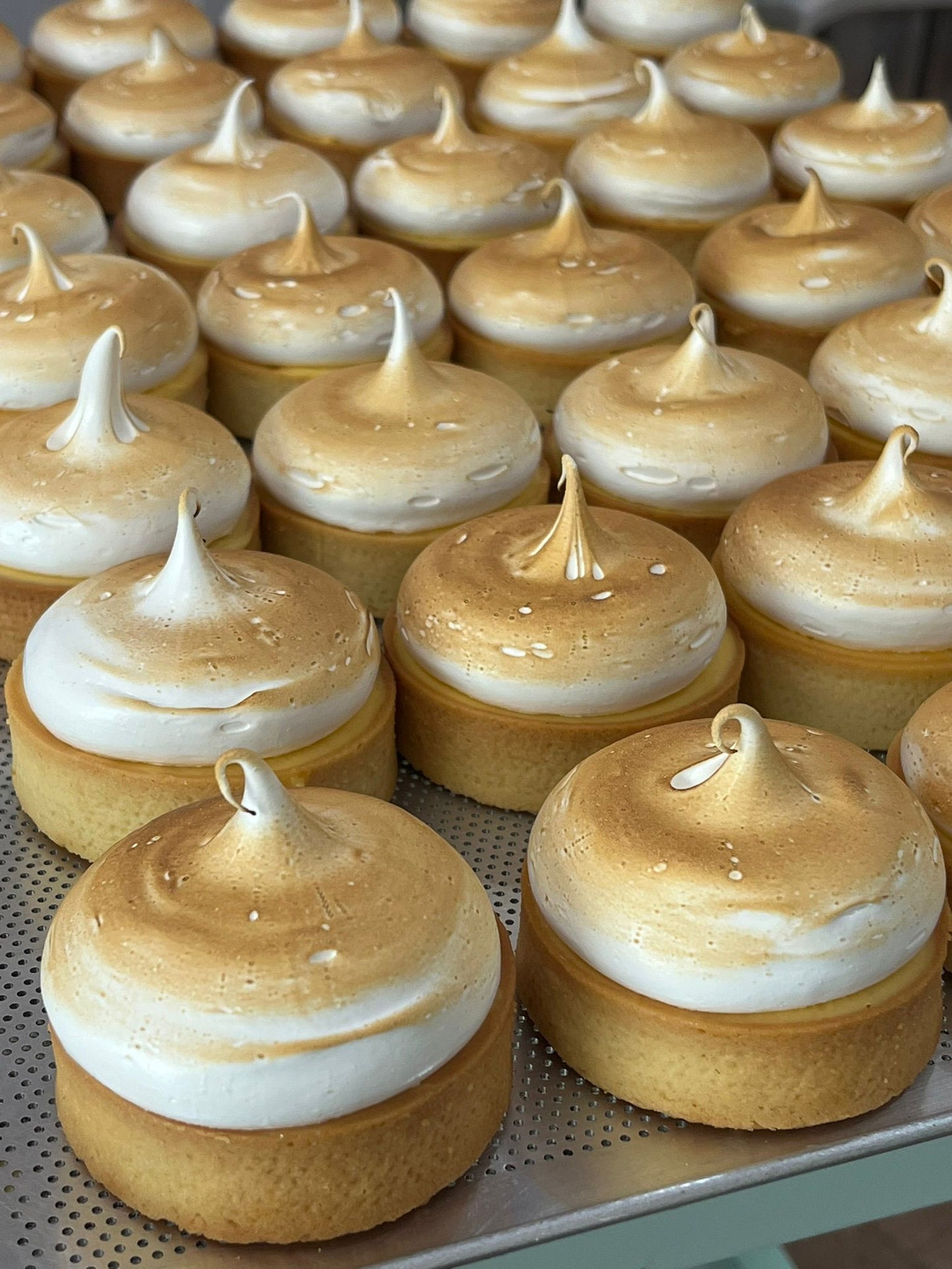 Tartaleta de naranja y merengue