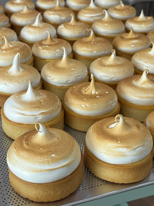 Tartaleta de naranja y merengue